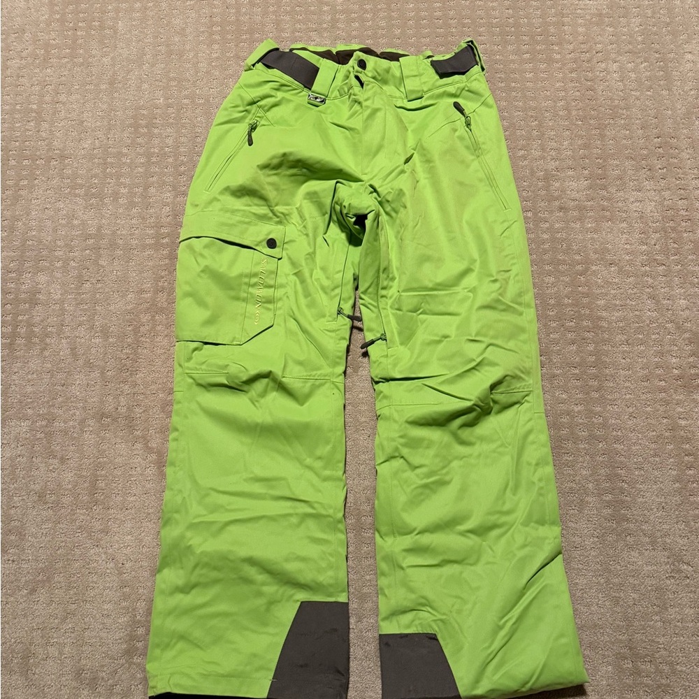 Bright Green Snow Pants